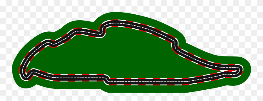 Car Race Track Clipart Jpg Royalty Free Library Clipart - Png Download