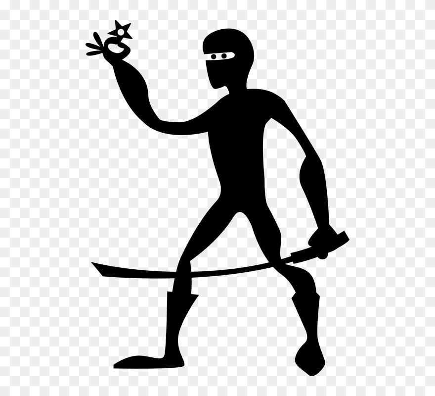 Ninja Clipart No Background - Png Download