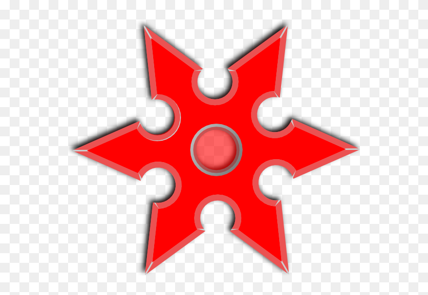 Ninja Shuriken Transparent Background Clipart