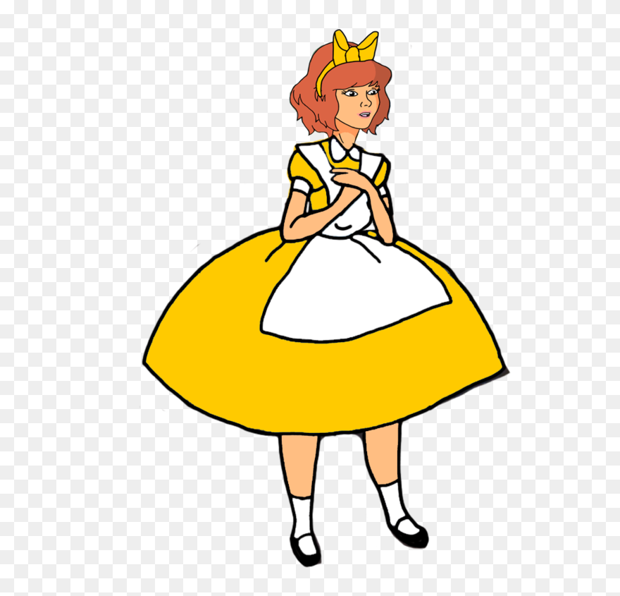 Transparent Parachute Clip Art - Rabbit Hole Alice In Wonderland Parachute Dress - Png Download