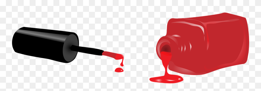 Spilled Nail Polish Clipart - Png Download