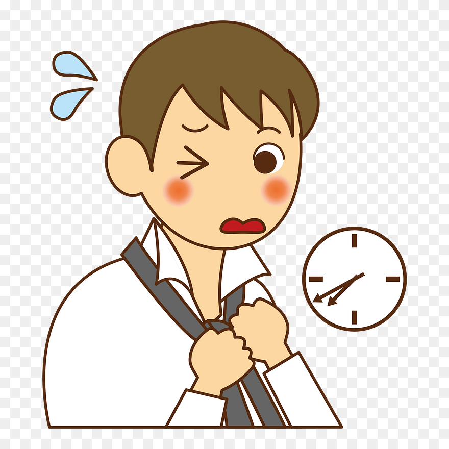 Businessman Morning Clipart - Cartoon - Png Download