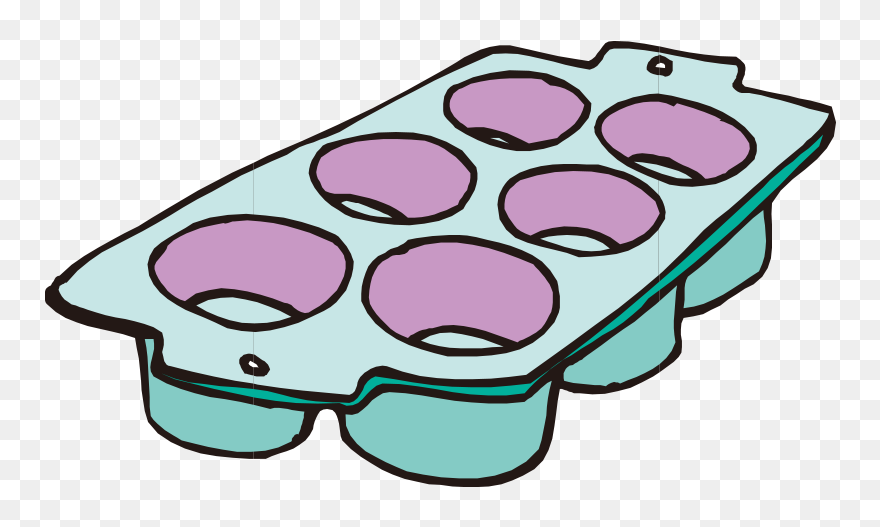 Transparent Pan Clipart - Clipart Muffin Tin - Png Download