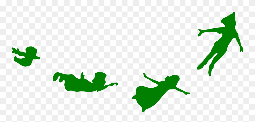Clip Art Peter Pan Silhouette Clip Art - Peter Pan Silhouette Png Transparent Png