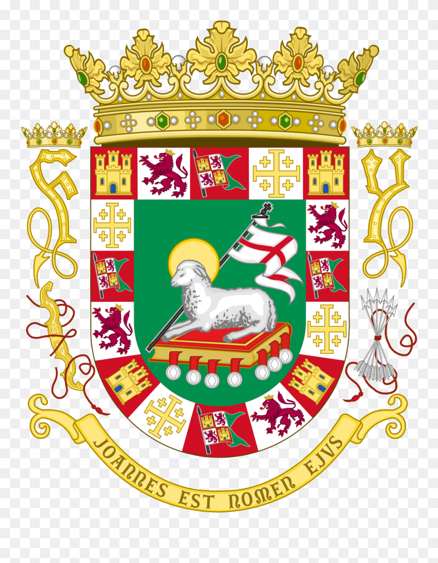 Puerto Rico Coat Of Arms Clipart