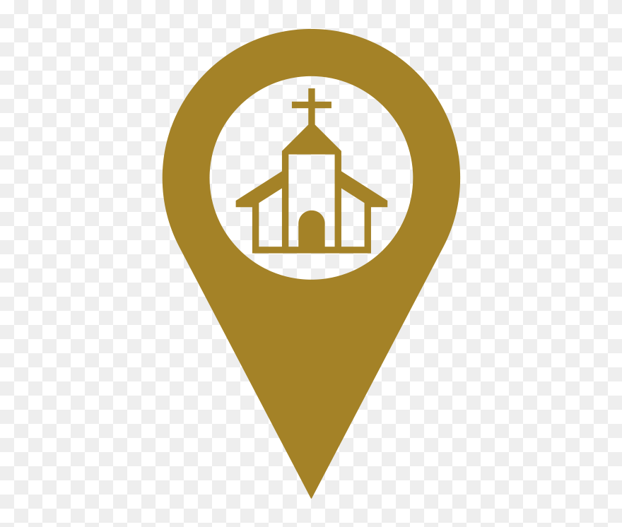 Church Icon Png Gold Clipart