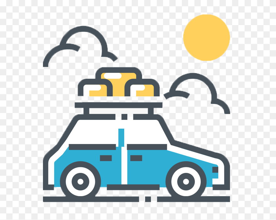 Road Trip Clipart - Png Download