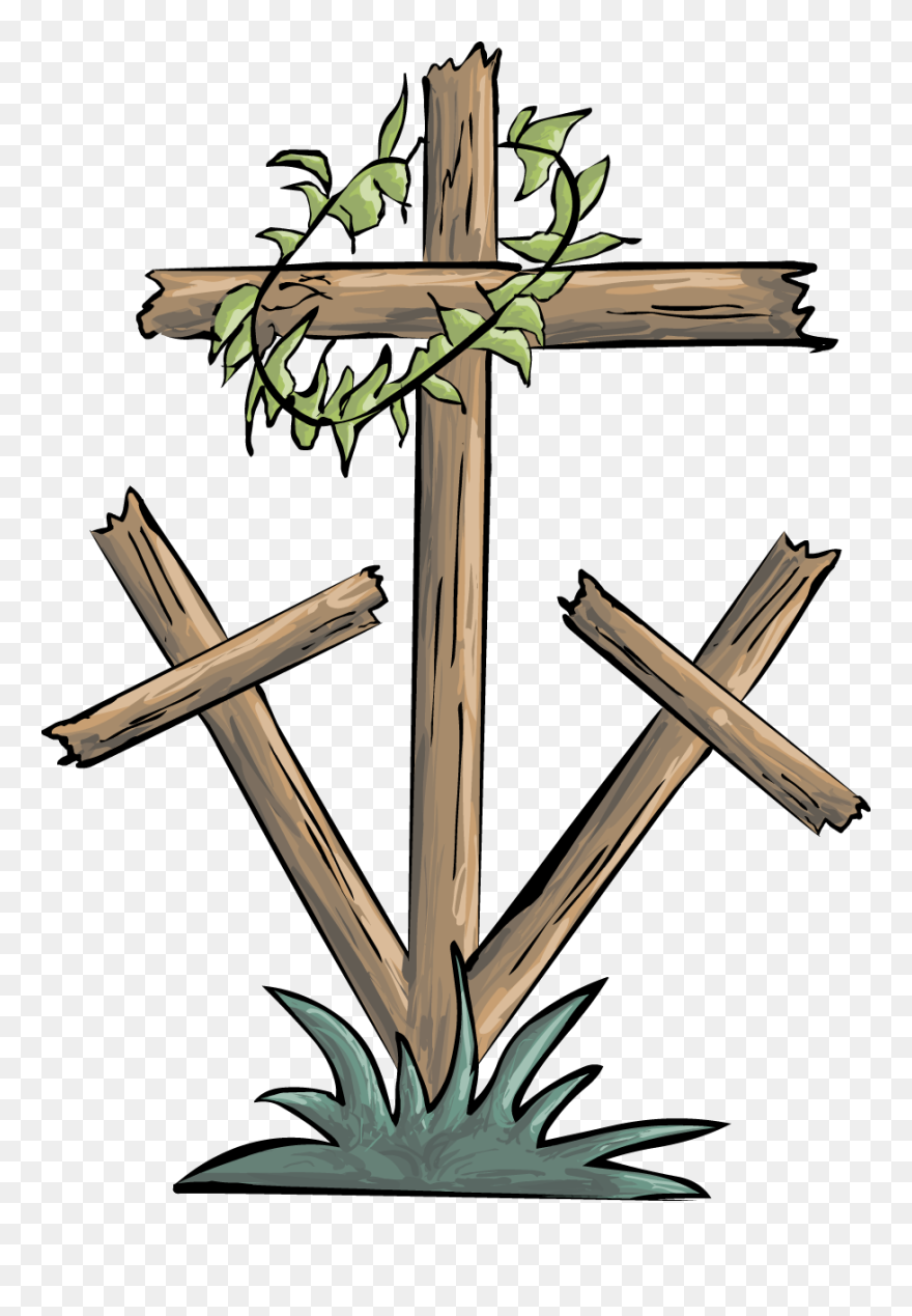 Transparent Cross And Crown Clipart - Clip Art Images Good Friday - Png Download