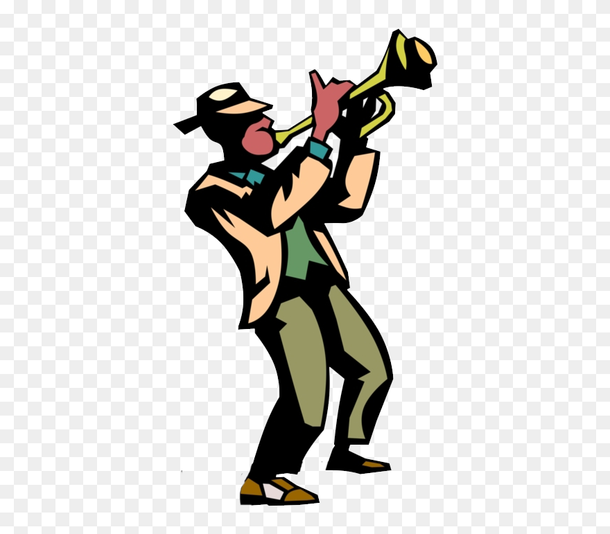Trumpet Clip Art Jazz - Png Download