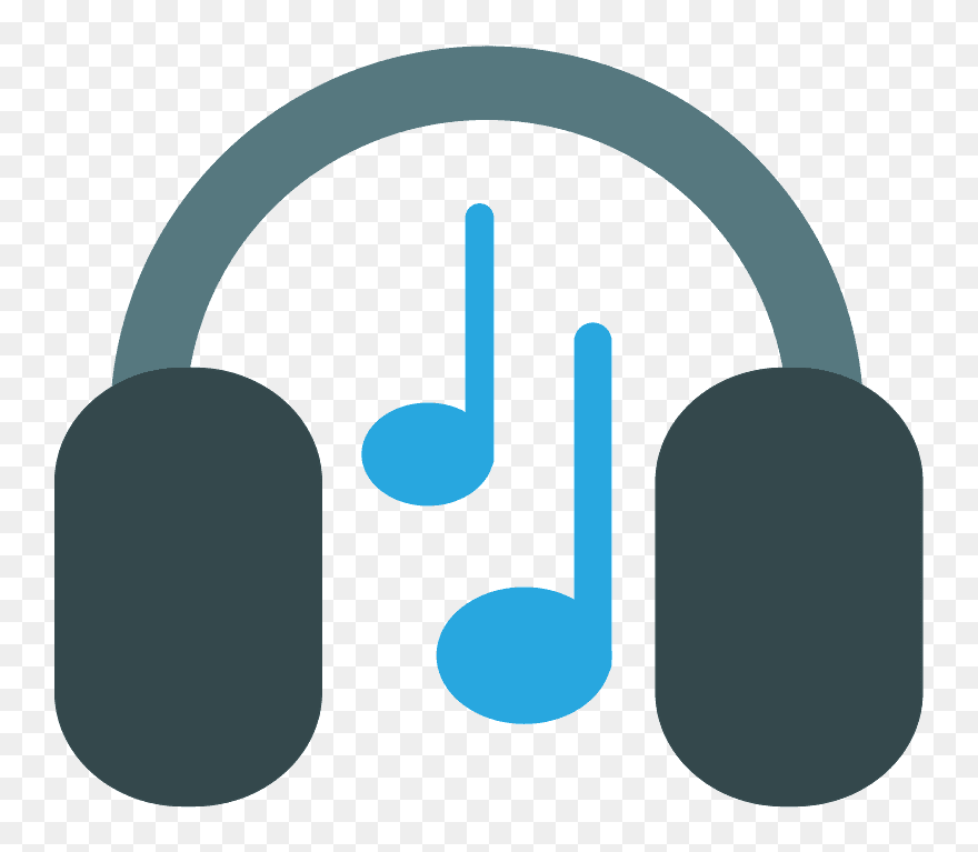 Headphone Emoji Clipart - ایکون هدفون - Png Download