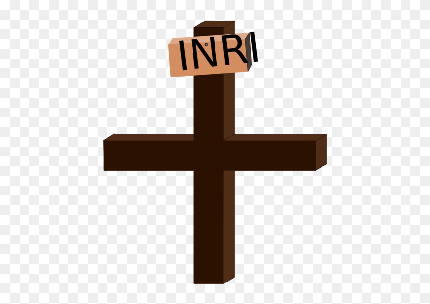 Line,symbol,religious Item - Cruz De Jesus Inri Clipart