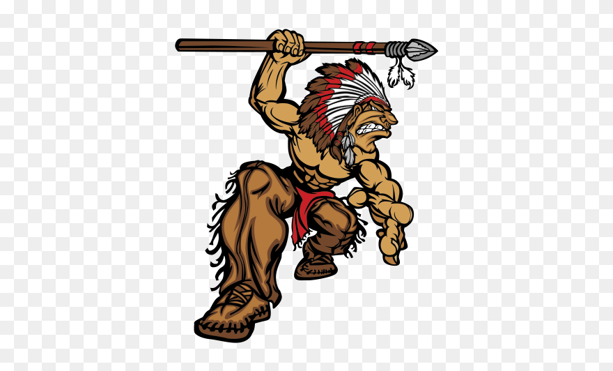 Native American Mascot Controversy Native Americans - Native American Cartoon Chief Clipart