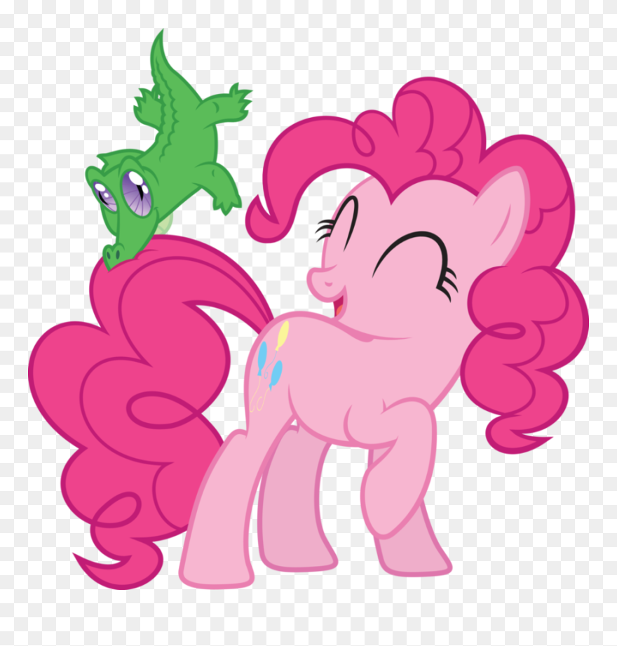 In Many Episodes She Laughs At Fear In The Face, One - My Little Pony Pinkie Pie And Gummy Clipart