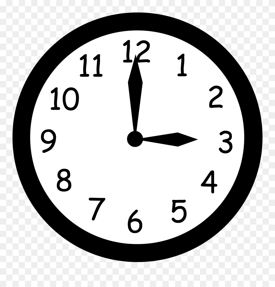 Five Clipart Quarter Past Clock With No Hands Png Download