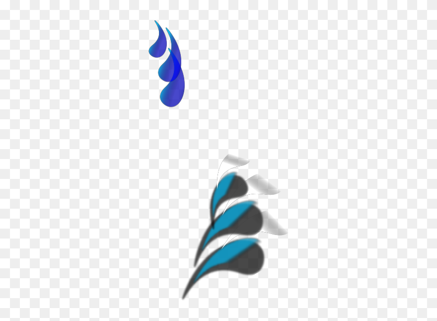 Water Droplets Svg Clip Arts - Graphic Design - Png Download