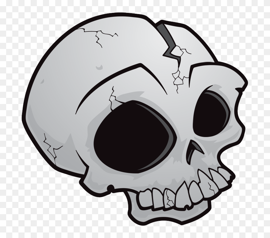 Transparent Background Cartoon Skull Png Clipart