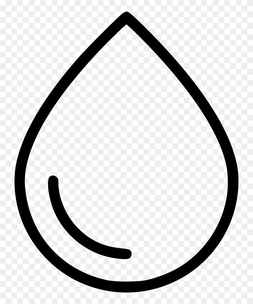 Drop Water Blood Rain Humidity Waterproof Svg Png Icon - Rain Drop Drawing Clipart