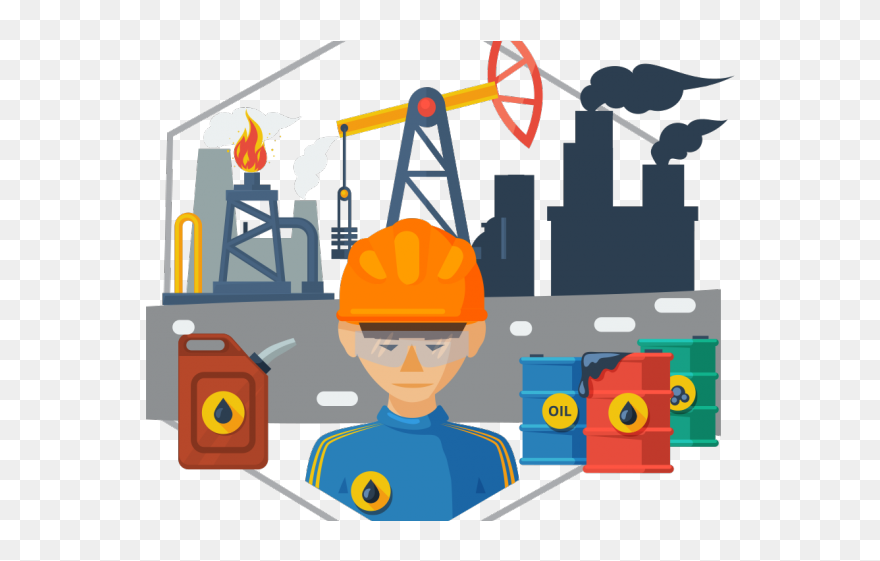 Oil And Gas Industry Animation Clipart