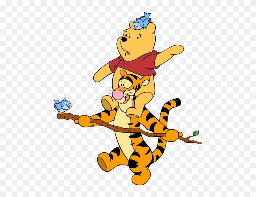 Winnie The Pooh And - Winnie The Pooh And Tigger Clipart