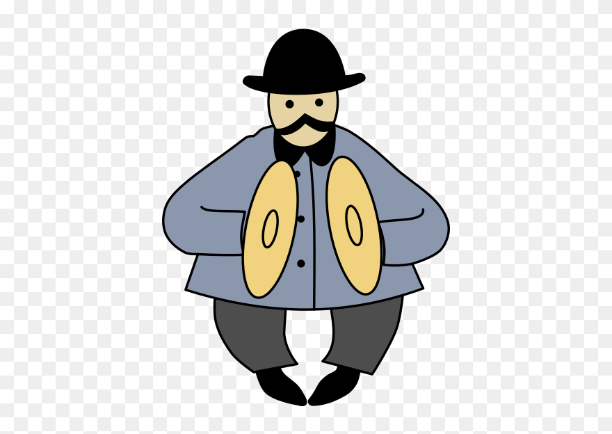 Cymbalist - Clashing Symbols Clipart