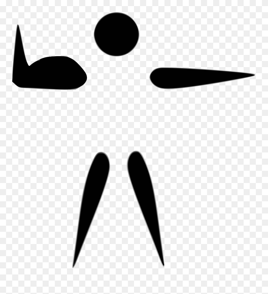 Olympic Diving Pictogram Balck And White Clipart