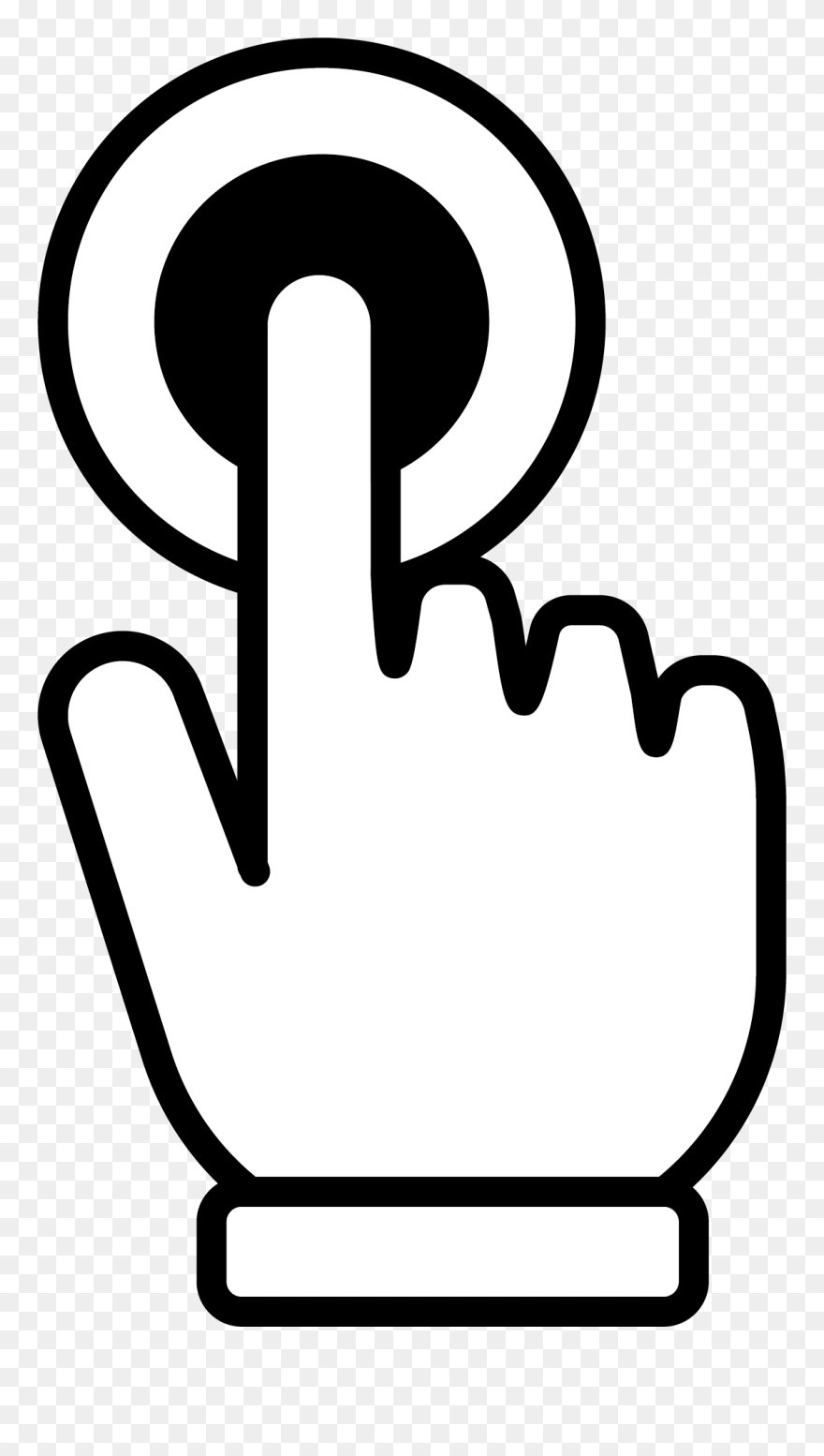 Computer Mouse Cursor Icon - Hand Click Icon Png Clipart