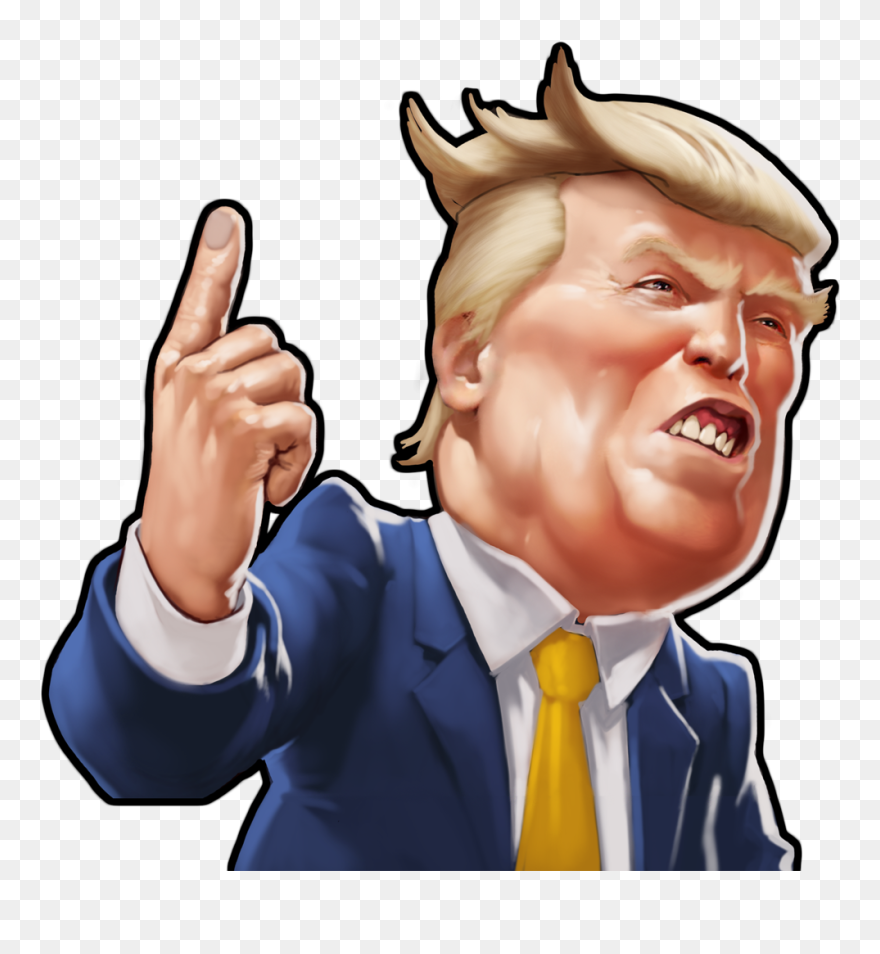 Donald Trump President Of The United States Independent - Donald Trump Caricature Png Clipart