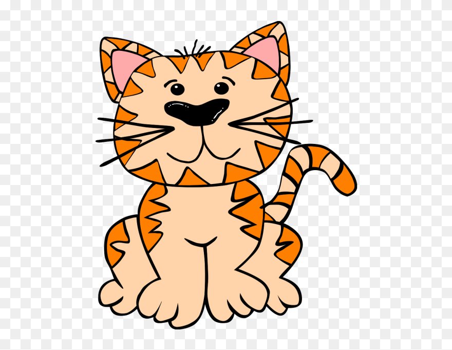 Little Red Hen Cat Clipart