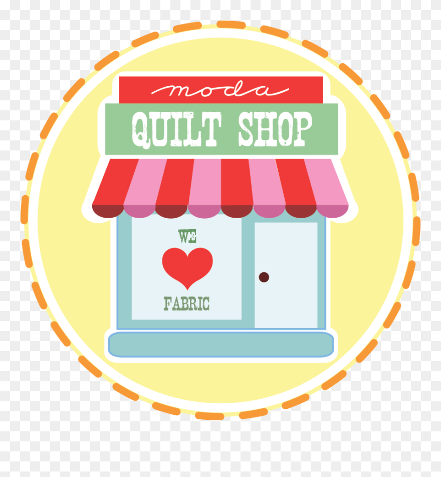 Moda Quilt Shop Logo - Quilt Clipart