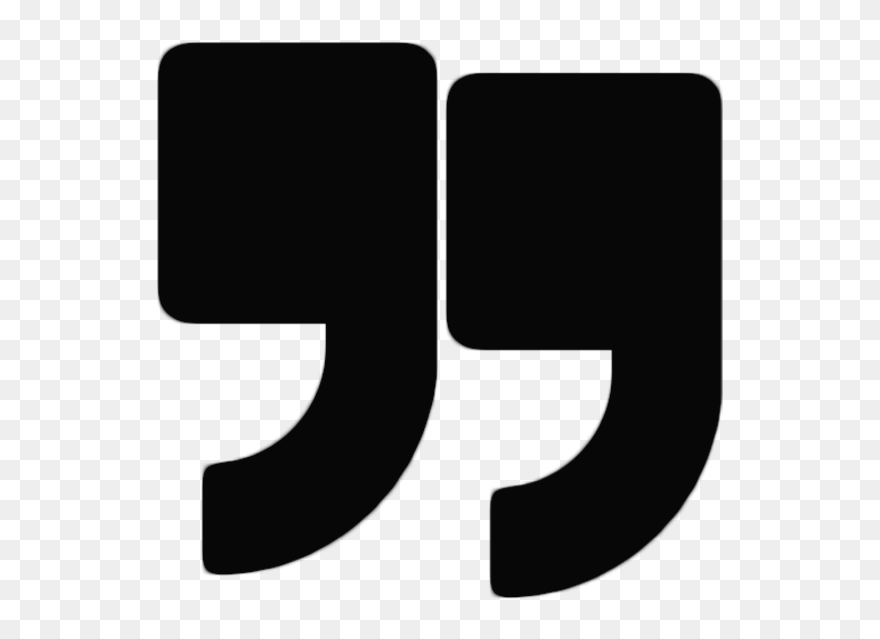 Quote Symbol Cliparts - Transparent Background Quote Marks Png