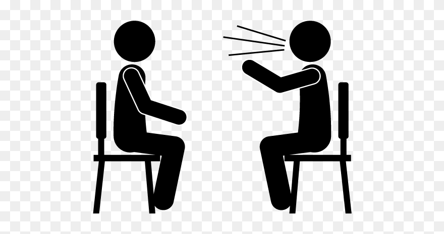 Conversation Clipart Argumentative, Conversation Argumentative - Speaking Clipart Transparent Background - Png Download