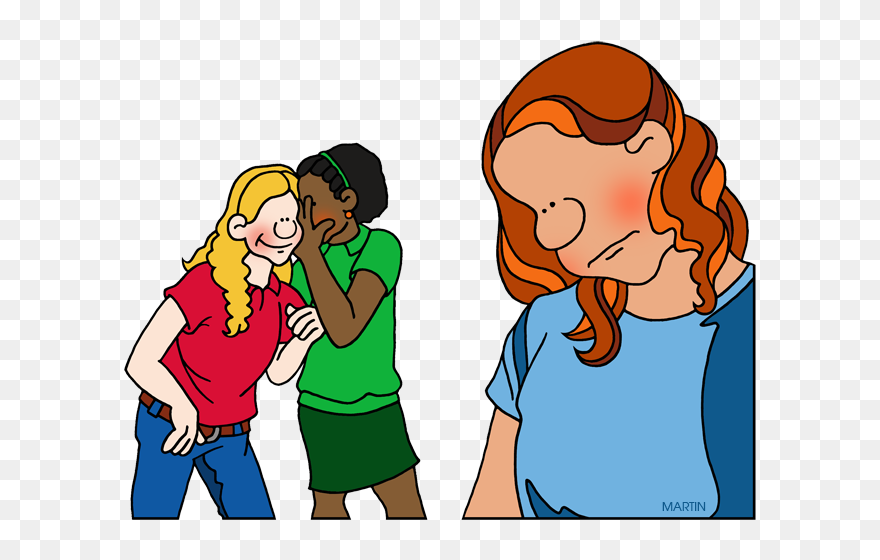 Clipart Of A Gossiper - Gossip Clipart Png Transparent Png