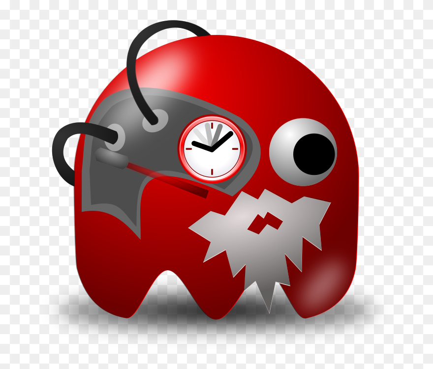Old Timer Icon Vector Illustration - Pacman Yellow Ghost No Background Png Clipart