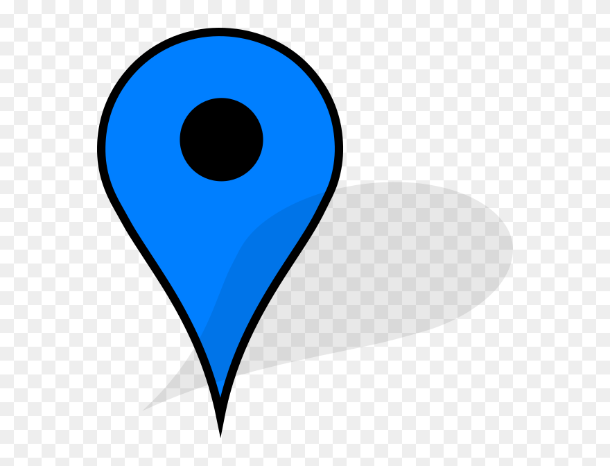 Blue Marker Google Maps Clipart