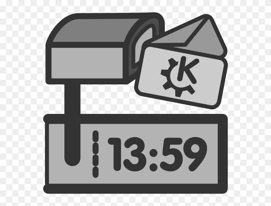 Mail And Time Svg Clip Arts - Gear - Png Download