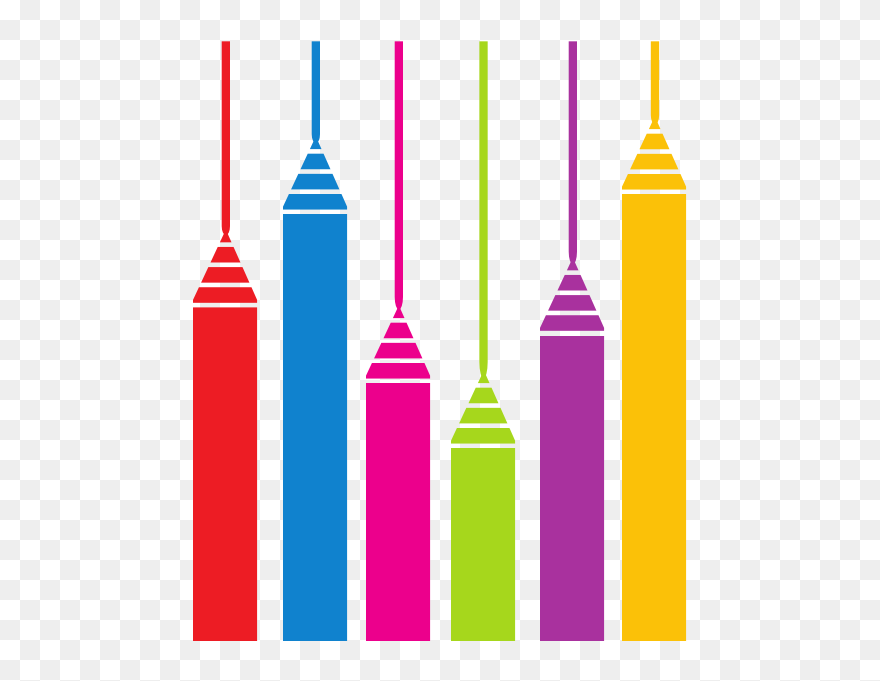 Color Markers - Gambar Pensil Warna Kartun Clipart