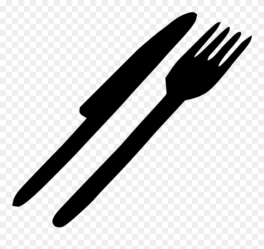 Fork Knife Silverware Clip Art Free Svg Download - Fork Knife Vector Png Transparent Png