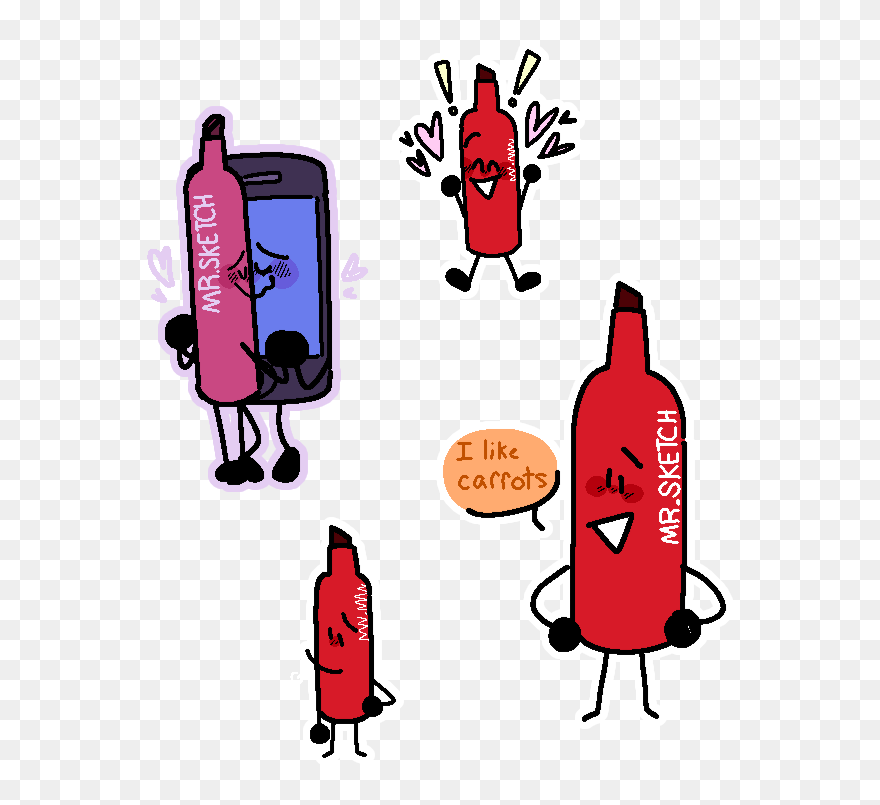 Transparent Markers Clip Art - Object Filler Again Mr Sketch Marker - Png Download
