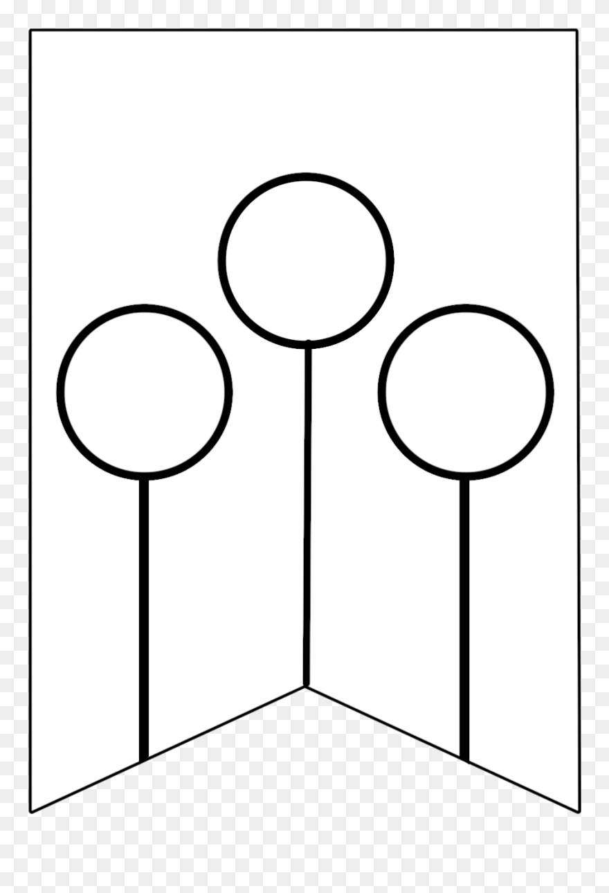 Harry Potter Quidditch Posts Clipart