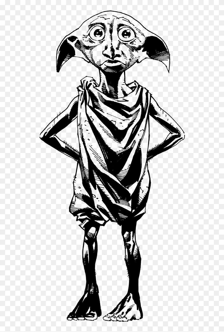 Googlr Drawing Harry Potter - Drawing Harry Potter Dobby Clipart