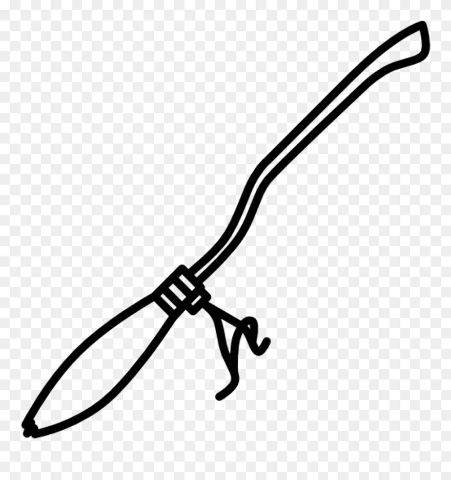 Harry Potter Clipart Word Source - Harry Potter Broomstick Clipart - Png Download