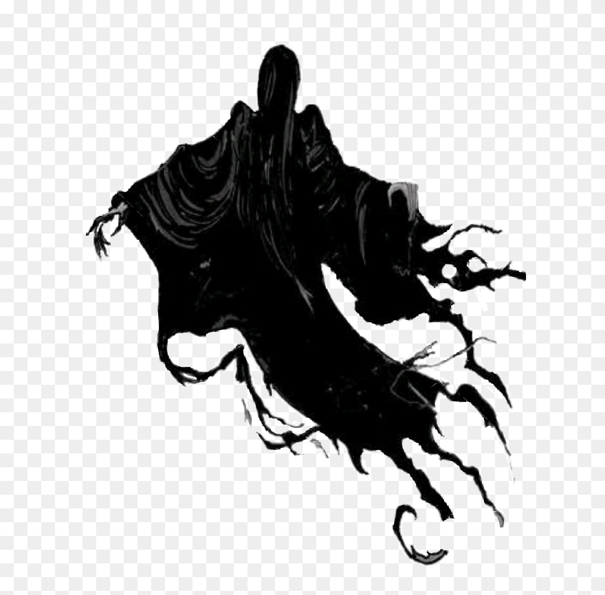 Sticker By Paulina - Silhouette Harry Potter Dementor Clipart