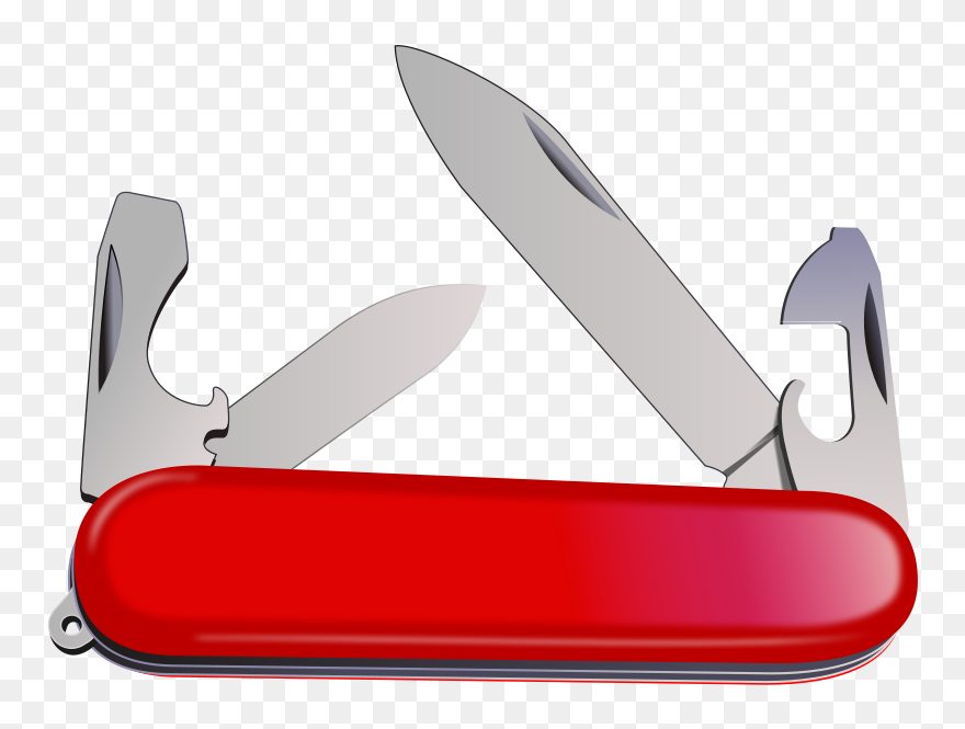 Free Swiss Army Knife - Animated Swiss Army Knife Clipart