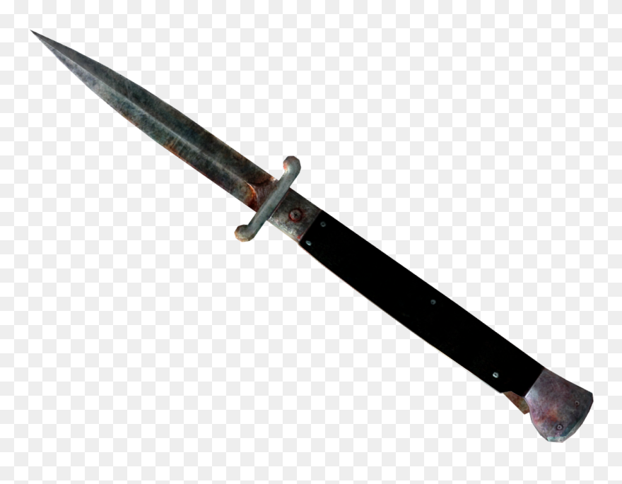 Drawn Knife Switchblade - Switchblade Png Clipart