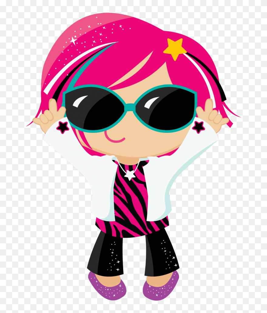 Rock Star Clipart - Cute Rock Star Clipart - Png Download