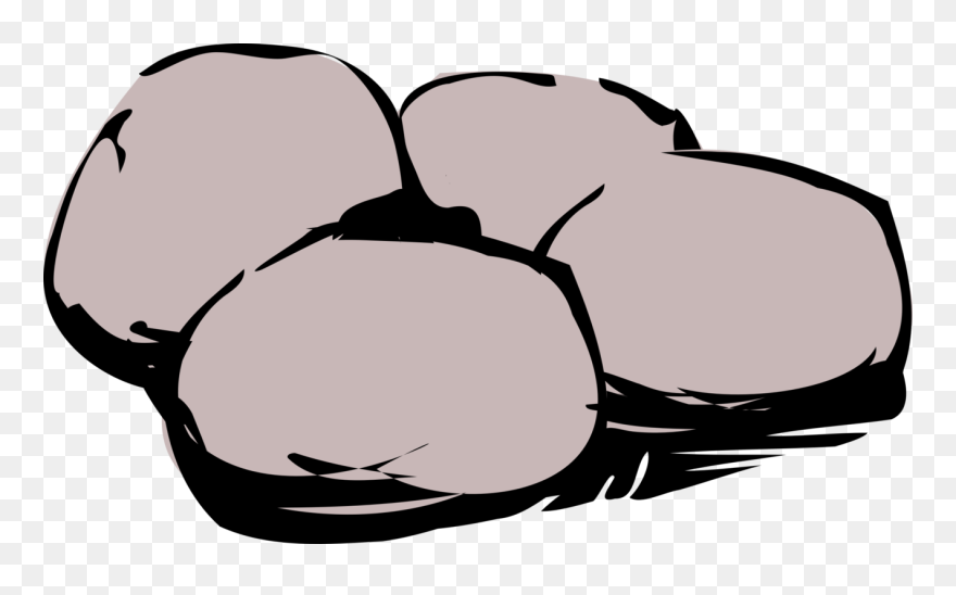 Rock Computer Icons Boulder Cartoon Diagram - Boulders Clip Art - Png Download