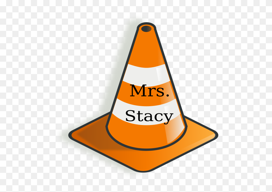 Caution Cone Clip Art - Png Download