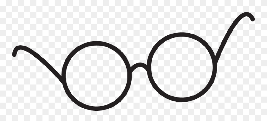 Cartoon Glasses Transparent Bckround Clipart