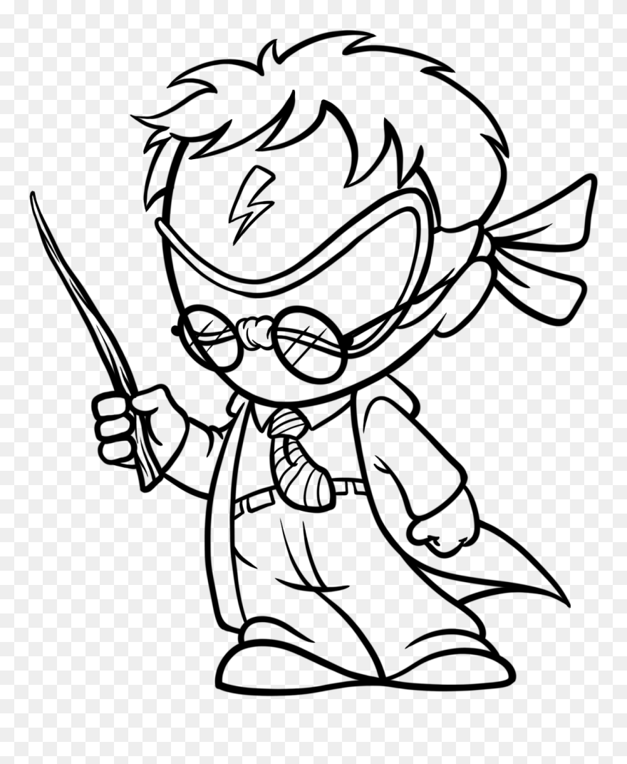 Harry Potter X I"m A Ninja - Cartoon Clipart