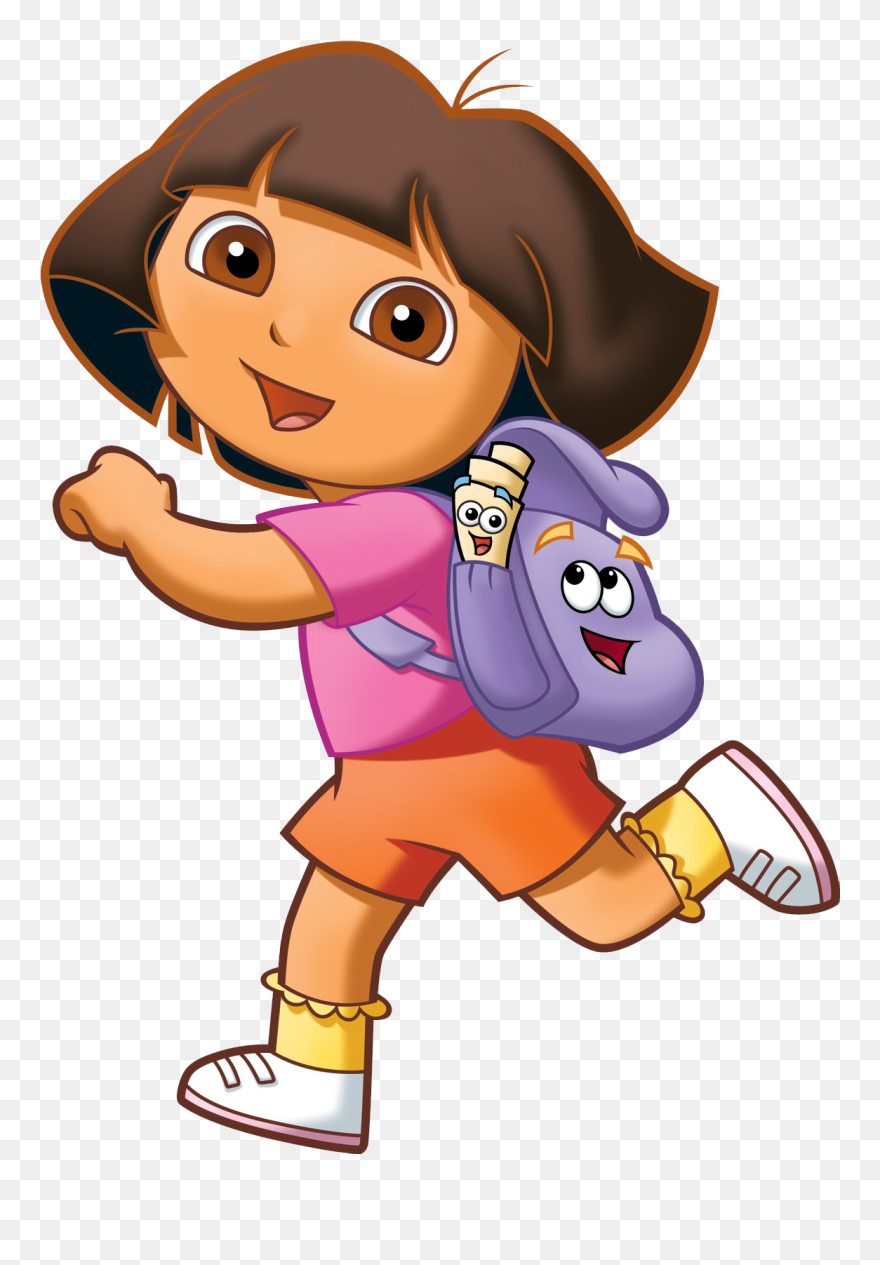 Kids Going To School Clipart Png - Dora The Explorer Png Transparent Png